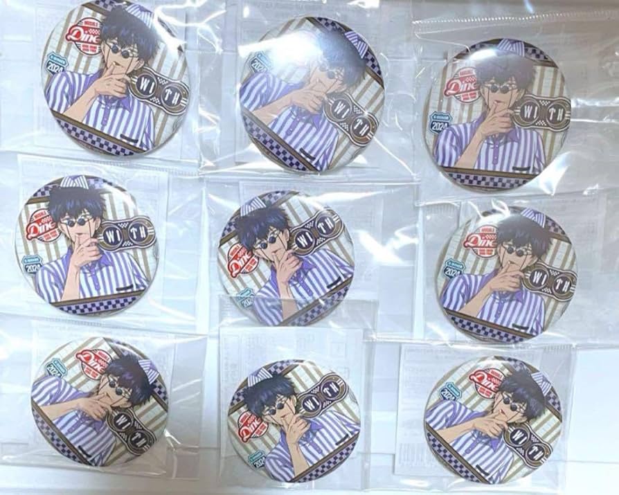 Amazon.co.jp: 9点セット マッシュル E-DINER ワース マドル 缶バッジ