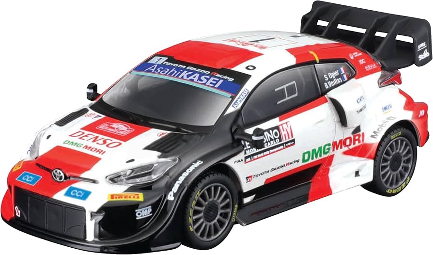 Amazon | BURAGO 1/43 トヨタ GR ヤリス ラリー1 ハイブリッド 完成品