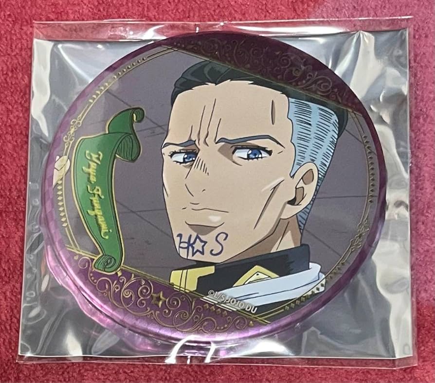 Amazon.co.jp: ジョジョの奇妙な冒険 アニメ10周年記念展 缶バッジ 噴