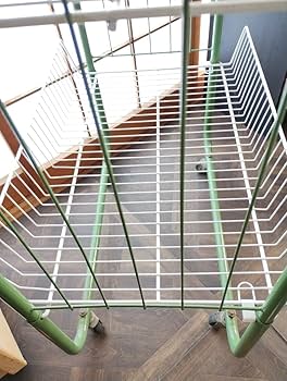 Amazon.co.jp: 昭和レトロ ワイヤーワゴン キャスター付 店舗什器 家具