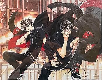 Amazon.co.jp: CLAMP X エックス キャンバスアート 司狼神威&桃生封真