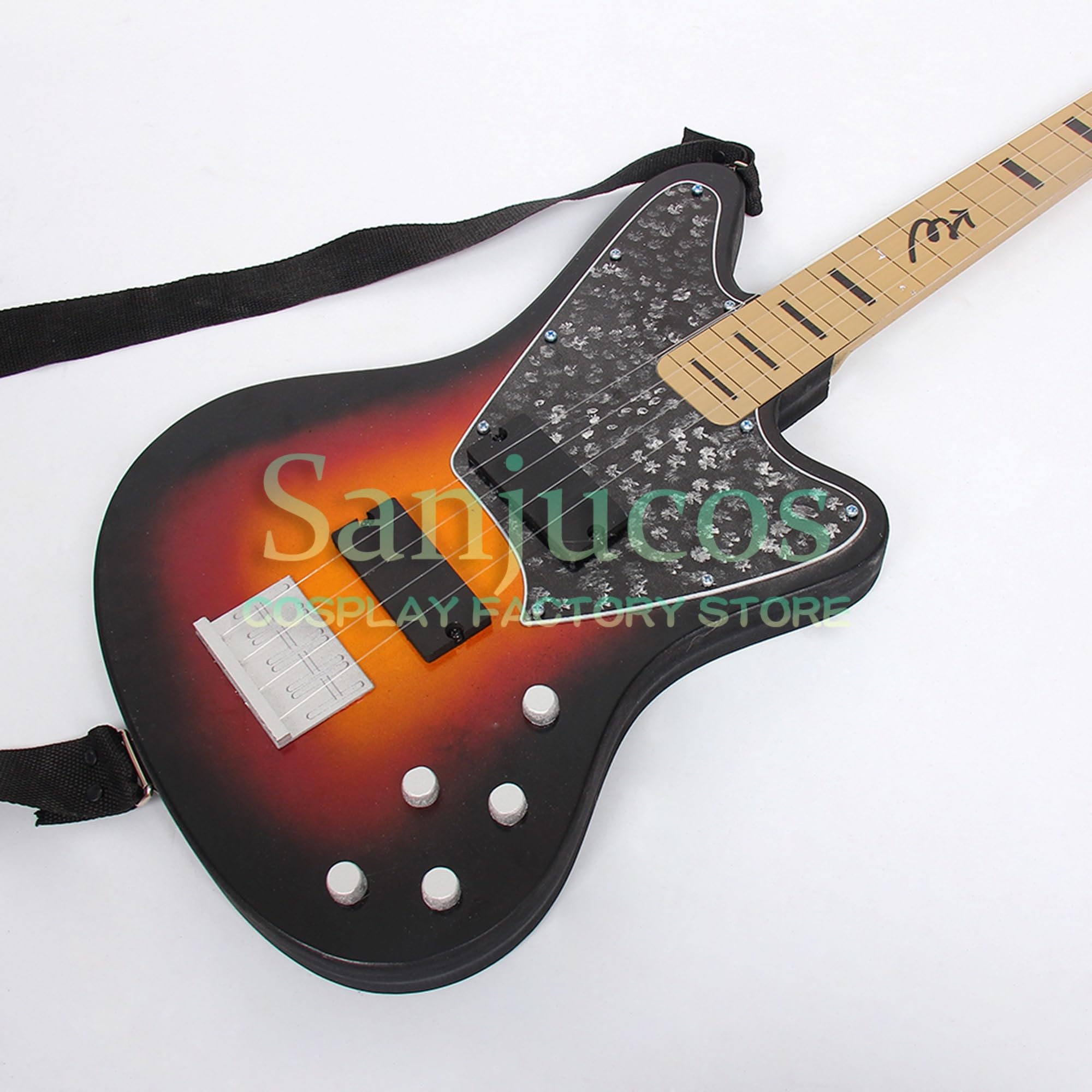 Amazon.co.jp: コスプレ 道具 に適合する 長崎そよ ベース ギター BanG