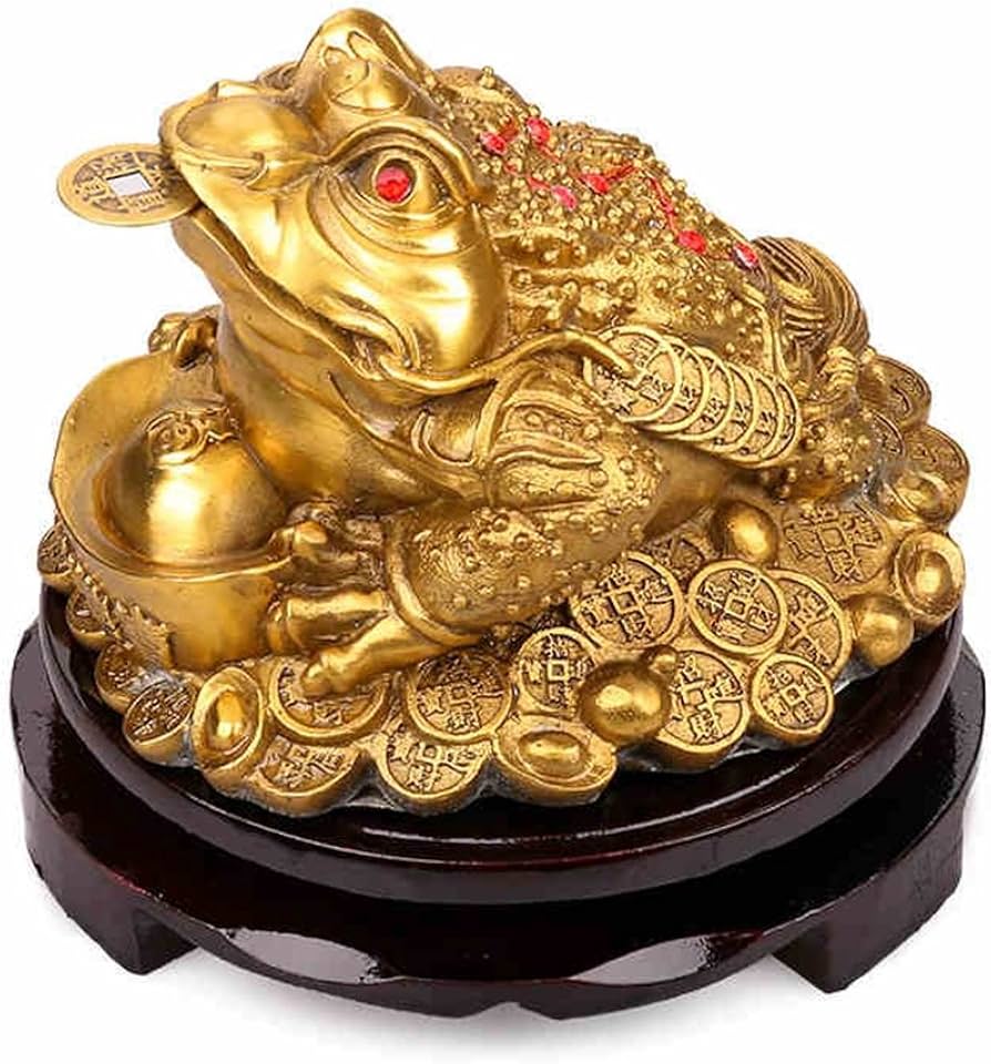 Amazon.co.jp: 三脚蛙 三本脚の蛙 三脚蟾蜍 銭蛙 カエル 銅製 北斗七星