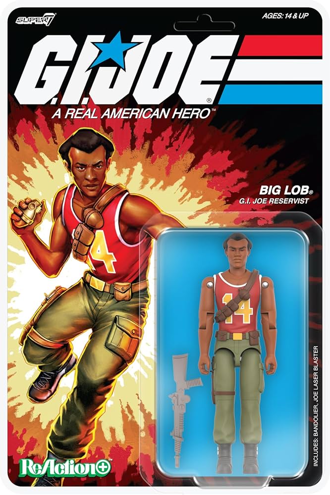 Amazon.com: Super7 Reaction+ G.I. Joe Big Lob - 3.75