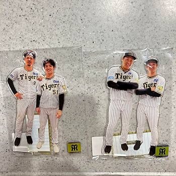 Amazon.co.jp: 阪神タイガース アクリルスタンド 佐藤輝明 中野拓夢 近