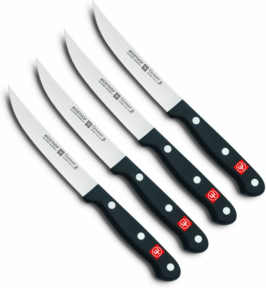Amazon.com: WÜSTHOF Gourmet Four Piece Steak Knife Set (Blister