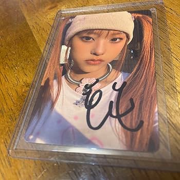 Amazon.co.jp: newjeans 希少 直筆サイン入り トレカ ヘリンちゃん