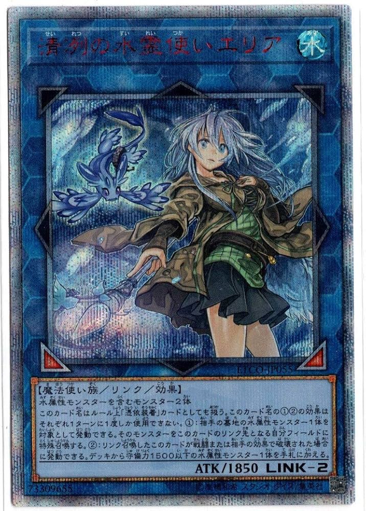 Amazon.co.jp: 遊戯王 ETCO-JP055 清冽の水霊使いエリア (日本語版