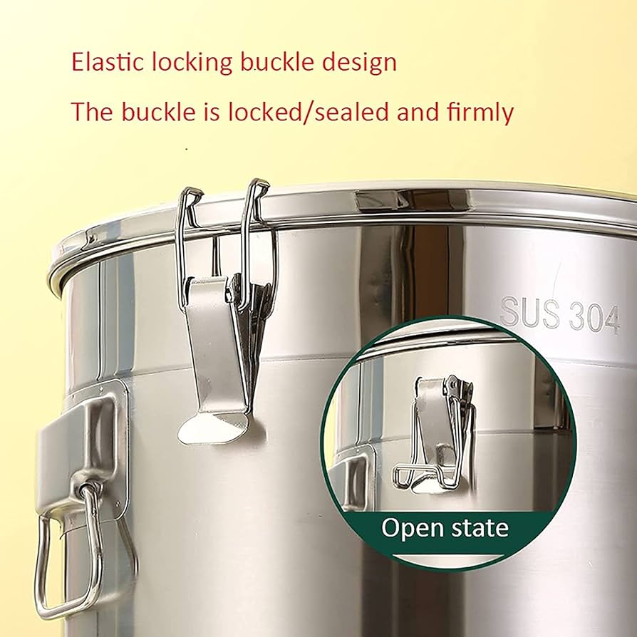 Amazon | ステンレス製ミルク缶ワインペール缶、大容量ミルクボトル