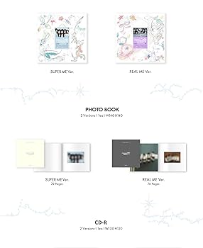 DREAMUS ILLIT Super Real ME 1st Mini Album CD+Poster with Lyrics