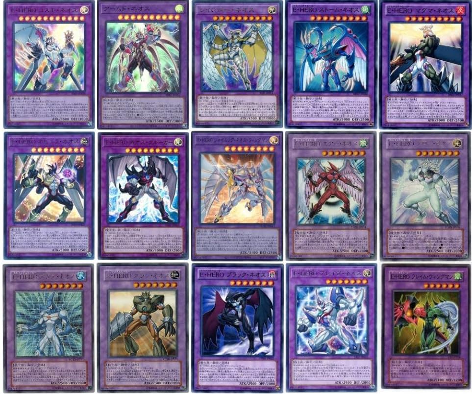 Amazon.co.jp: E・HERO ネオスデッキ 構築済みデッキ スリーブ付き E