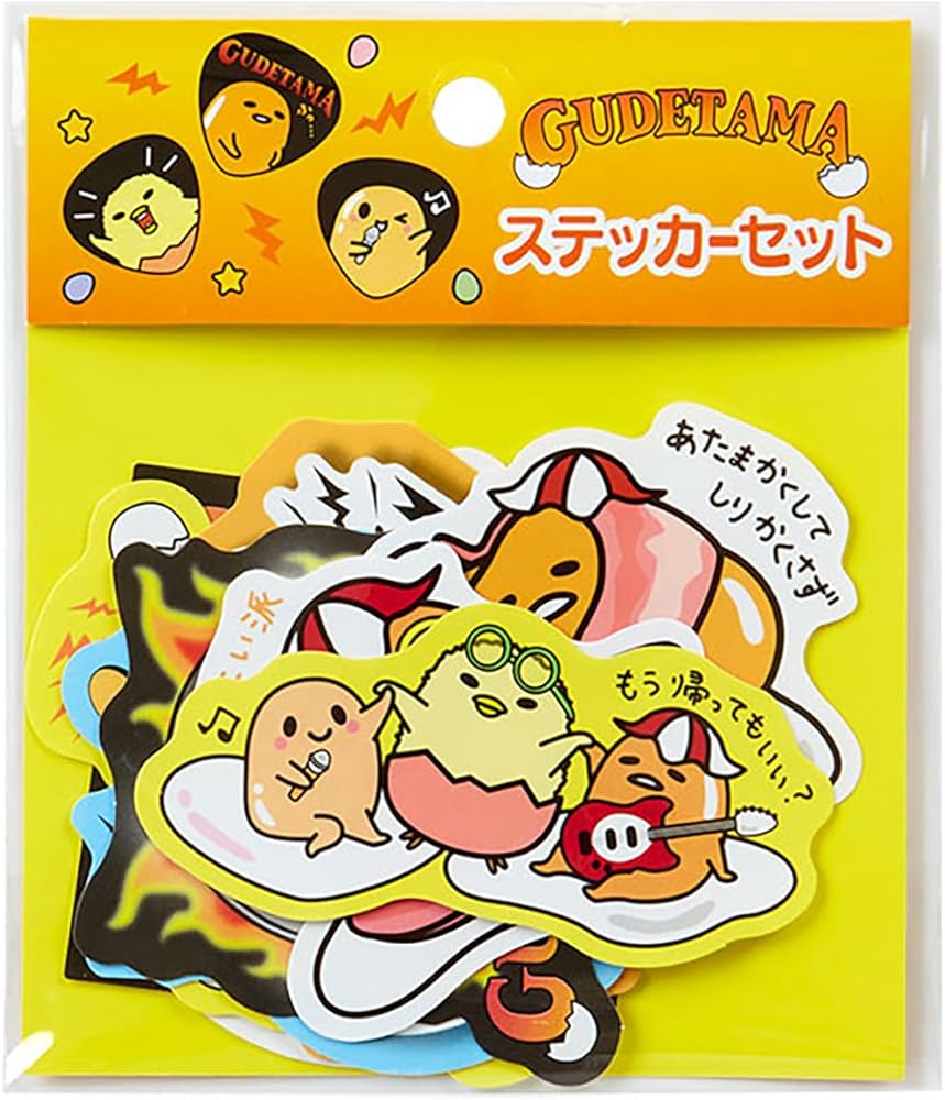 Amazon | サンリオ(SANRIO) ステッカーセット(フェスデザイン) ぐで