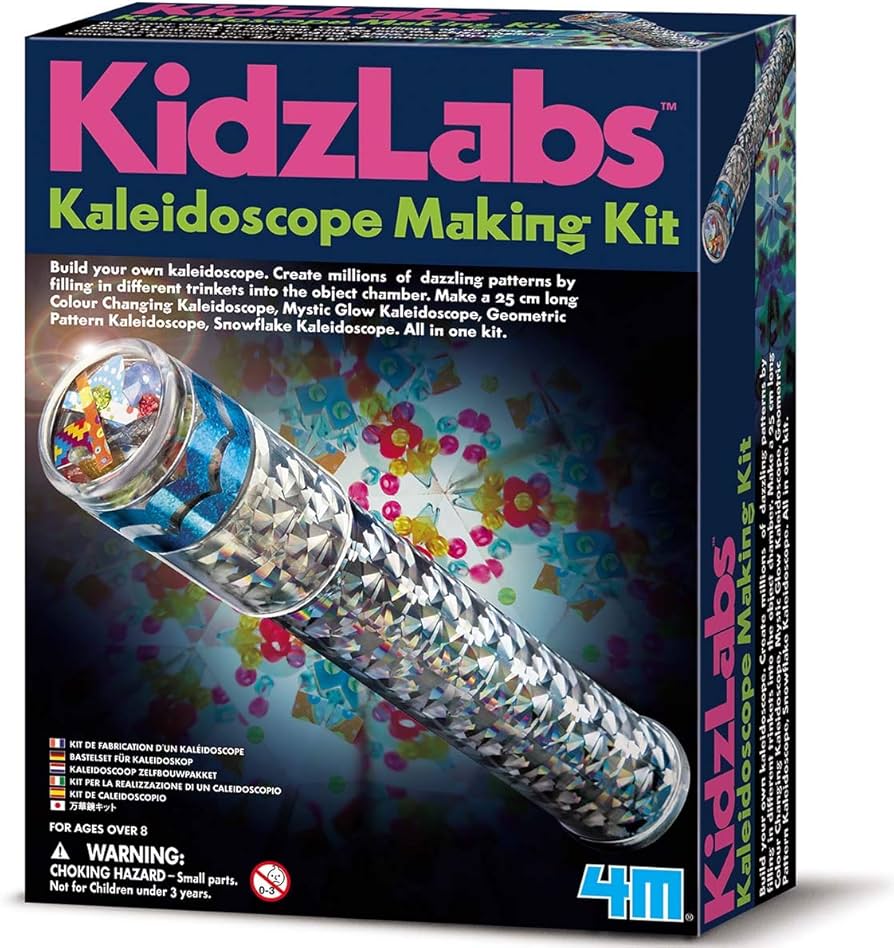 Amazon.com: 4M Kidzlabs Kaleidoscope Making Kit - Optical Light