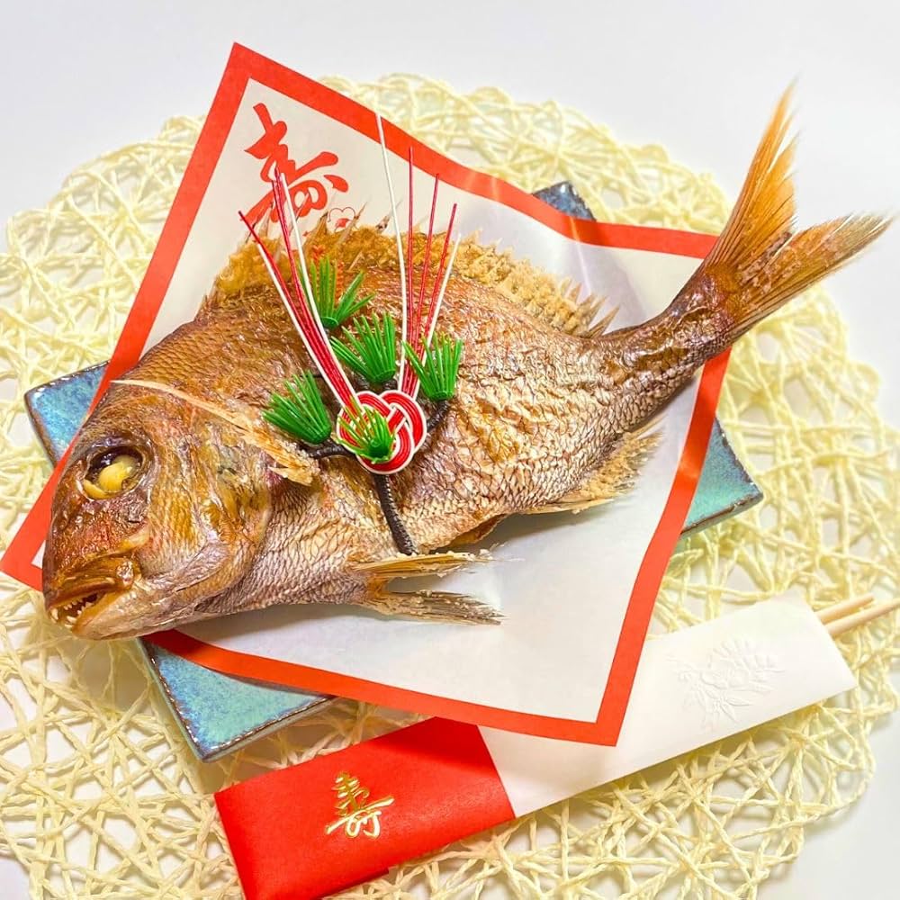 Amazon.co.jp: お食い初め 鯛 『祝い鯛600g』(3～4人前) 【冷蔵