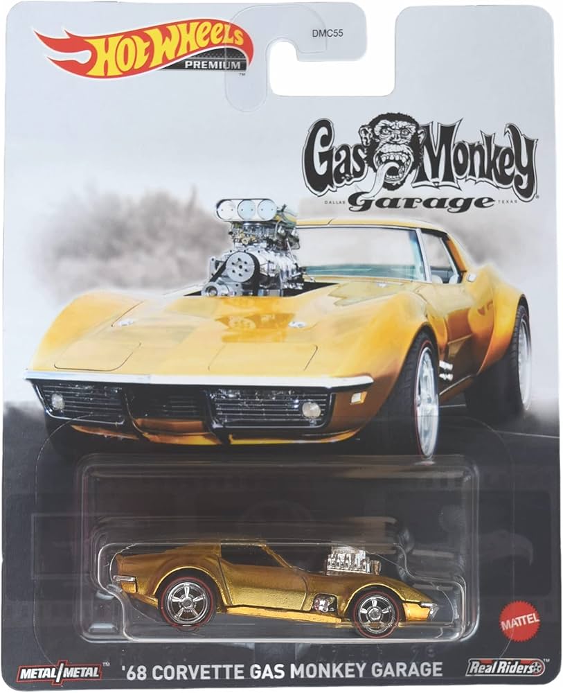 Amazon.com: Hot Wheels '68 Corvette Gas Monkey Garage : Toys & Games