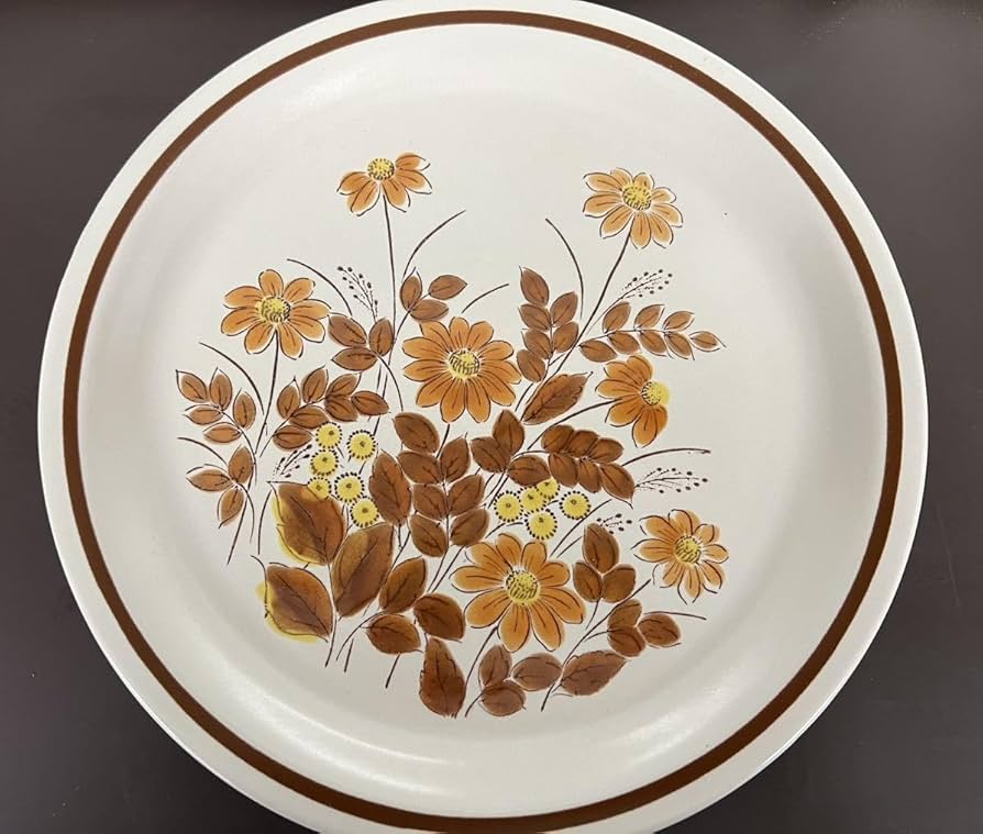 Amazon.co.jp: レトロ 約27センチ ストーンウェア STONEWARE レトロ 花