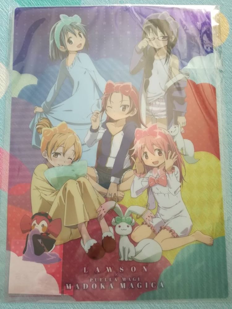 Amazon.co.jp: 魔法少女まどかマギカ ローソン限定 A3 クリアポスター