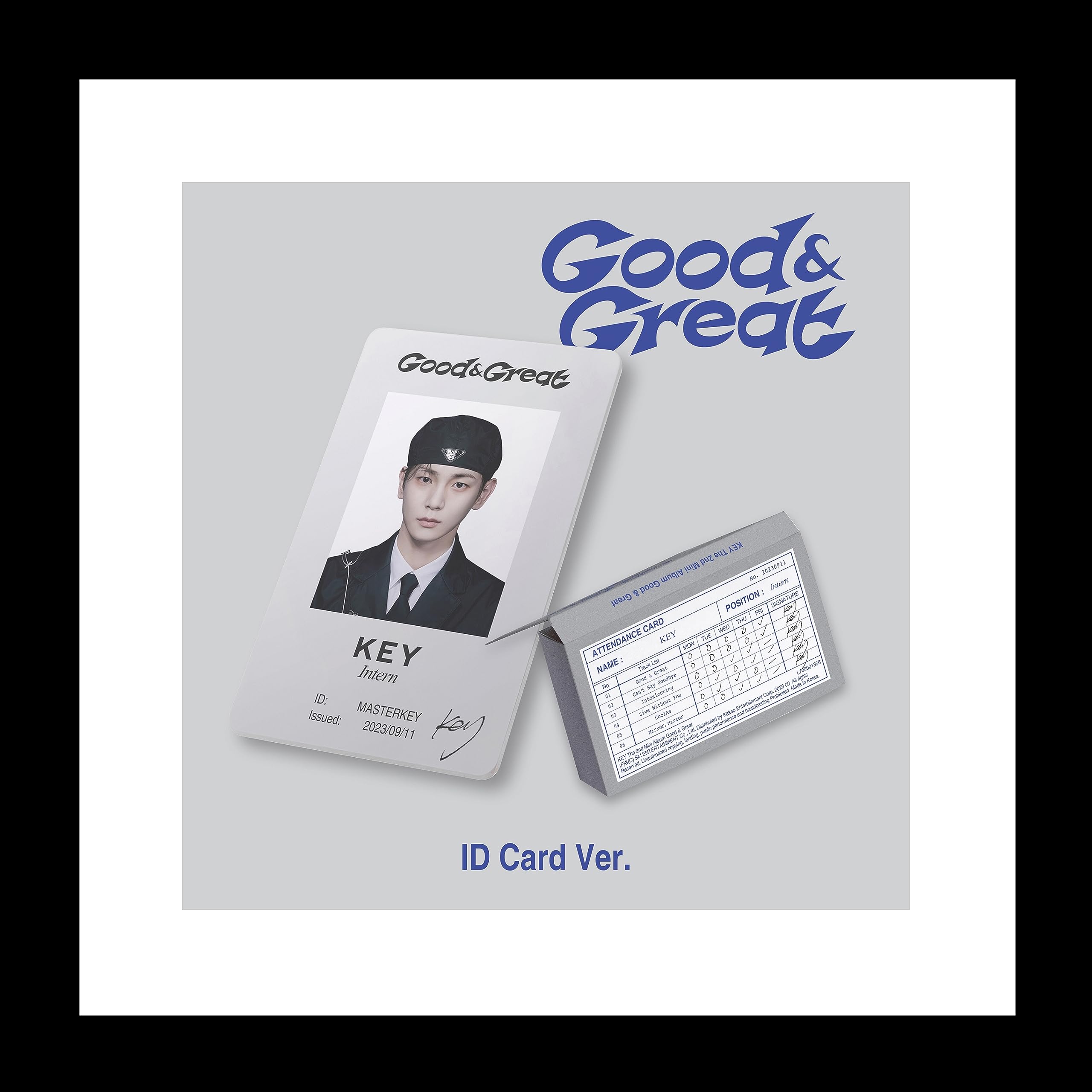 Amazon.com: SHINee KEY Good & Great 2nd Mini Album ID Card Version