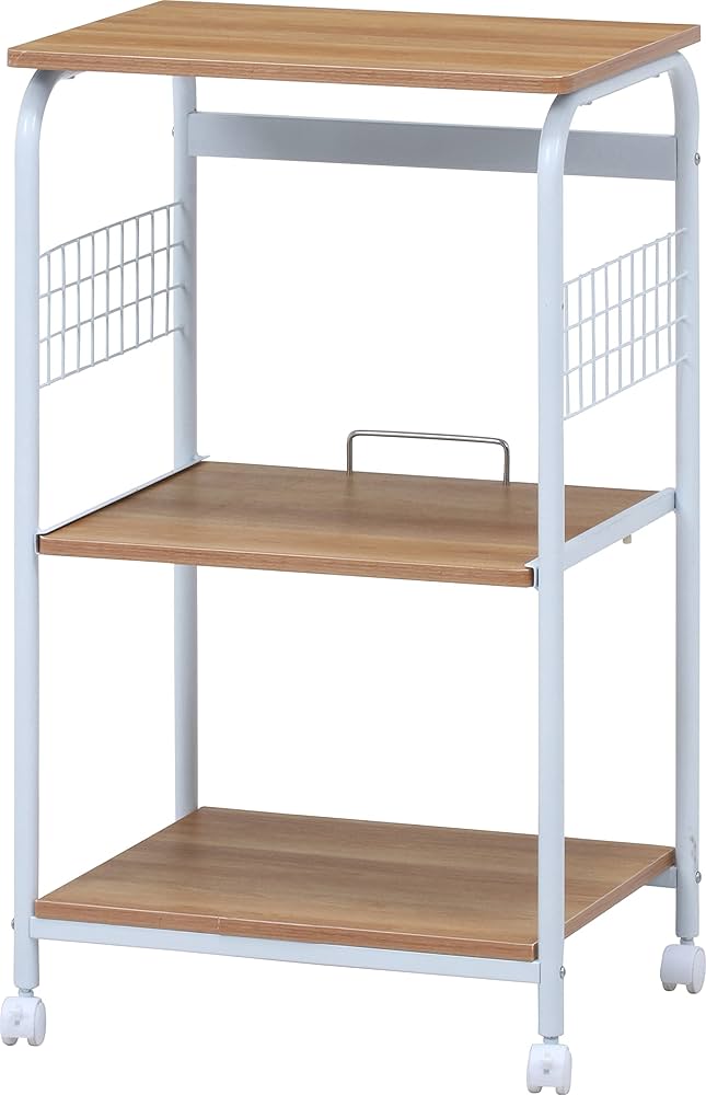 Amazon.co.jp: 不二貿易 レンジ台 キッチンラック 幅51.5×41×高さ89.5