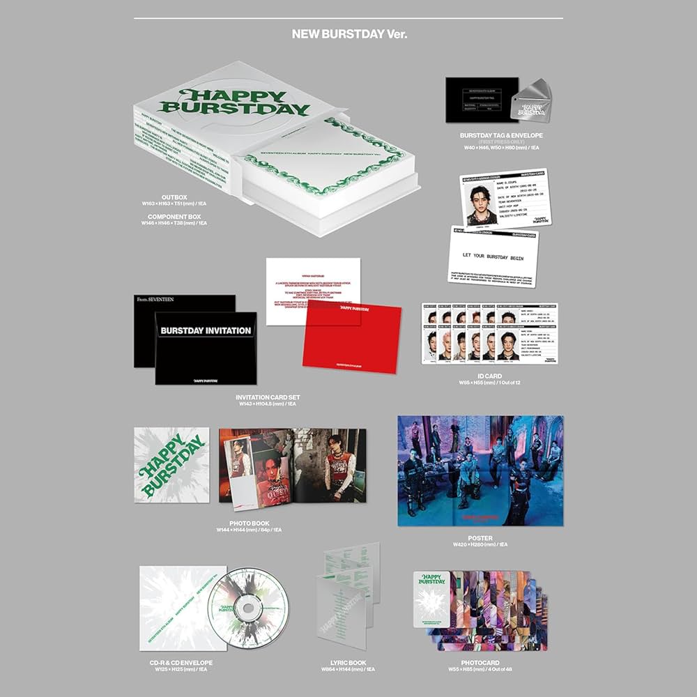 SEVENTEEN, SEVENTEEN, SEVENTEEN - SEVENTEEN - 5th Album [HAPPY