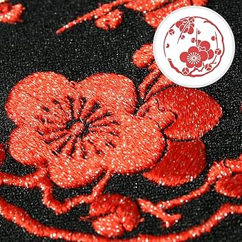 Amazon.co.jp: 京縁起 インテリア刺繍額 彩-irodori- 植物 日本柄 和柄