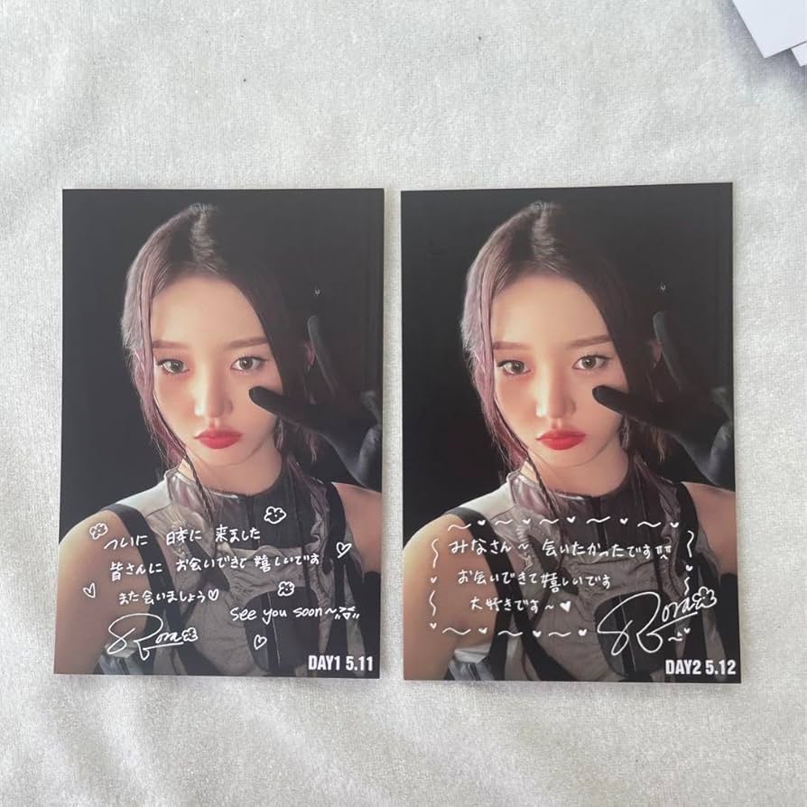 Amazon.co.jp: BABYMONSTERローラB賞ポストカードサインメッセージ