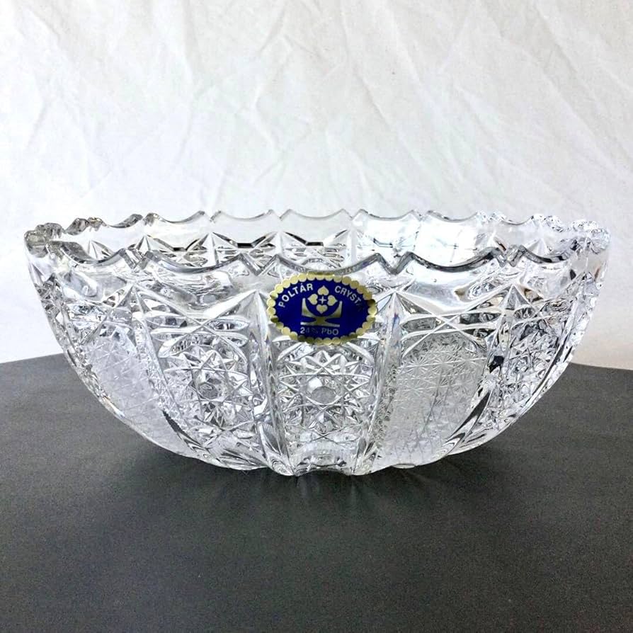 Amazon.co.jp: POLTAR CRYSTAL ボウル ボヘミアングラス クリスタル 盛