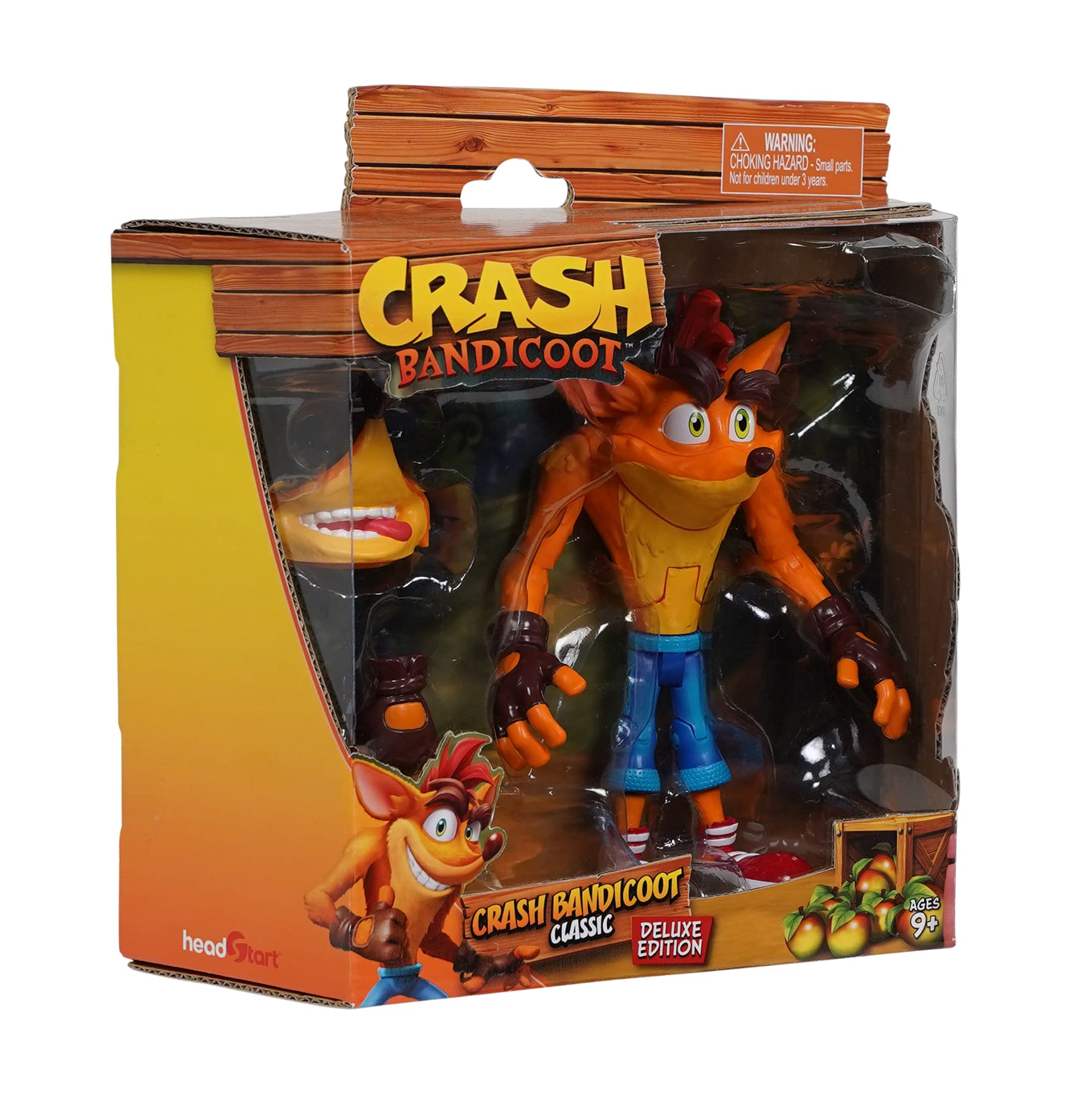 Amazon.com: Crash Bandicoot Bandai Deluxe Edition Action Figure