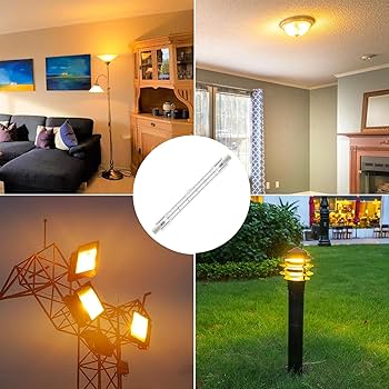 R7S 118mm Halogen Light Bulbs 600W J Type 4.65 Inch T3 RSC 360º