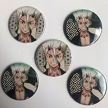 Amazon.co.jp: Dr.STONE ドクターストーン 百鬼夜行 石神千空 缶バッジ