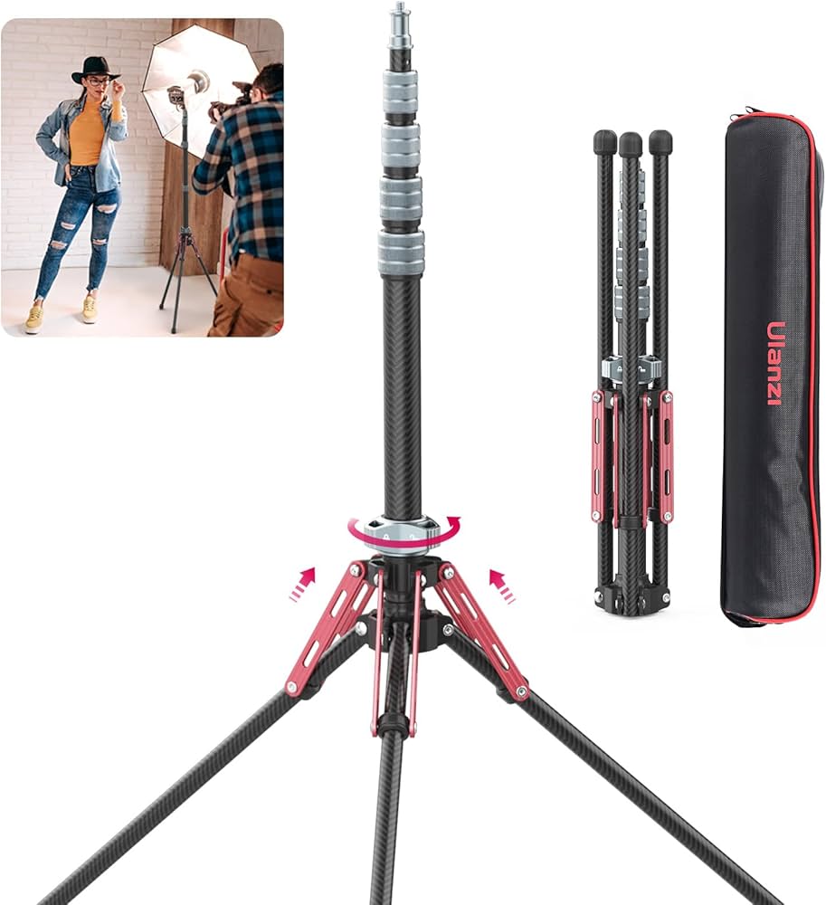 Amazon | Ulanzi ライトスタンド 撮影用スタンド カーボン製 軽量