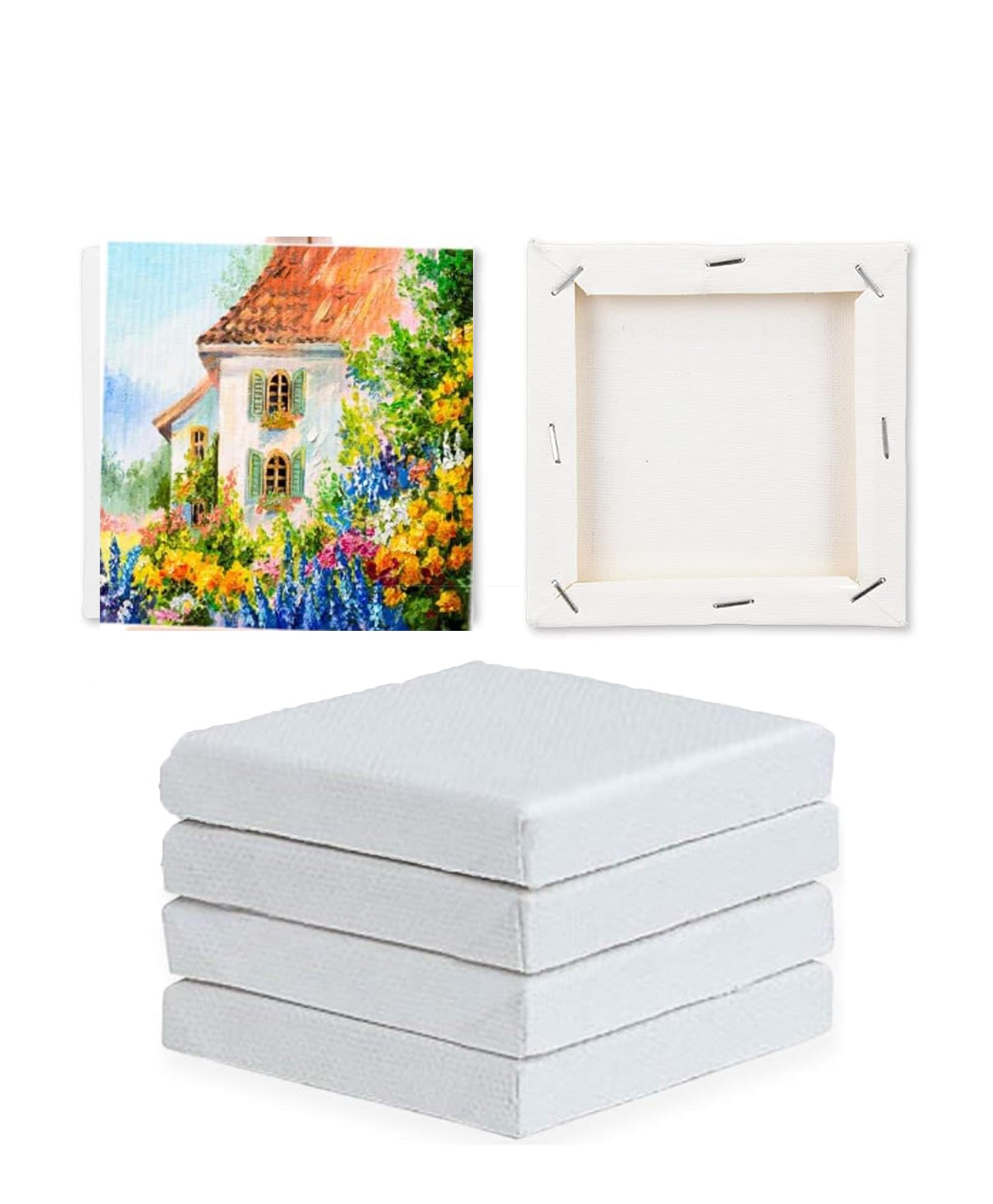 Amazon.co.jp: キャンバス 正方形 キャンバスボード ミニキャンバス