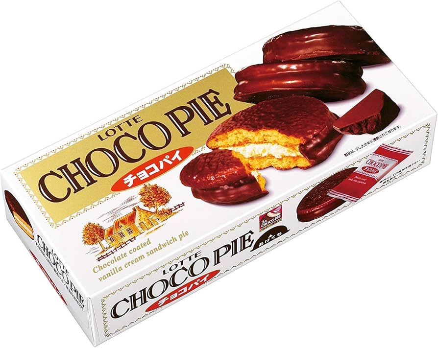 Amazon.com: Choco Pie 6pieces Box 6.8oz 1pcs Japanese Cho-co-late