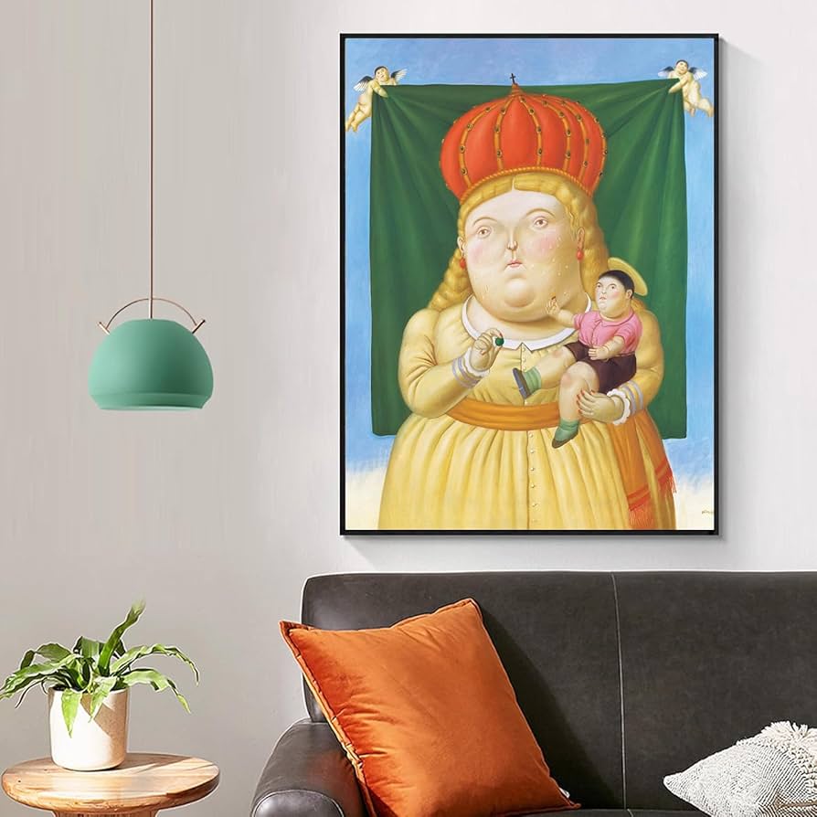 Amazon.co.jp: Gnvkd Ecbxz Fernando Botero ポスター《コロンビアの