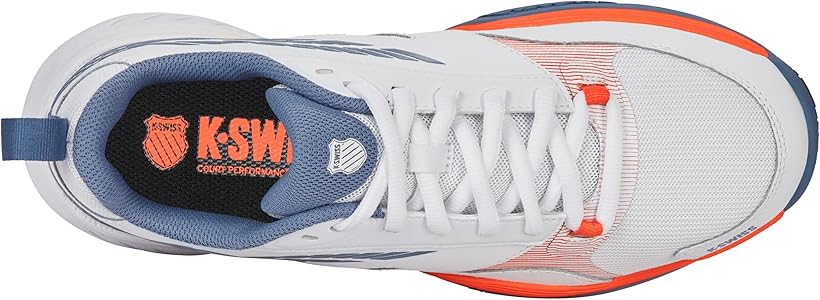 Amazon.com | K-Swiss Men's SpeedEx Tennis Shoe, White/Infinity