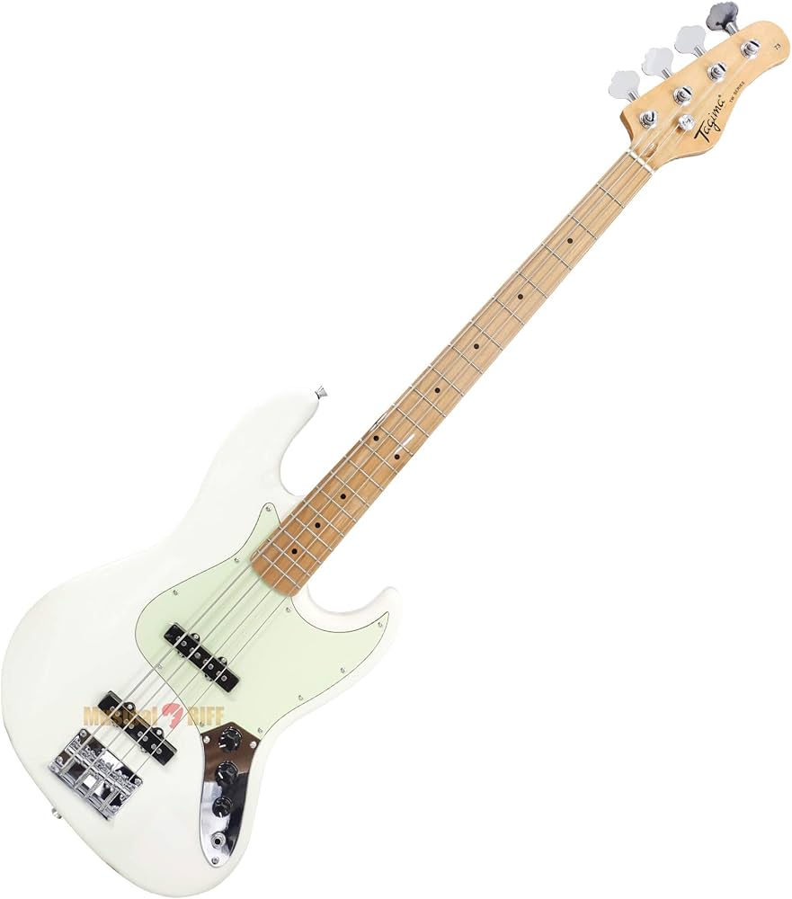 Amazon.com: TAGIMA TW-73 ELECTRIC BASS GUITAR OLYMPIC WHITE