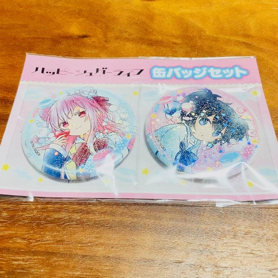 Amazon.co.jp: ハッピーシュガーライフ 缶バッジセット 松坂さとう