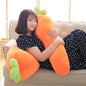 Amazon.co.jp: ニンジン ぬいぐるみ だきまくら 人参クッション 可愛い