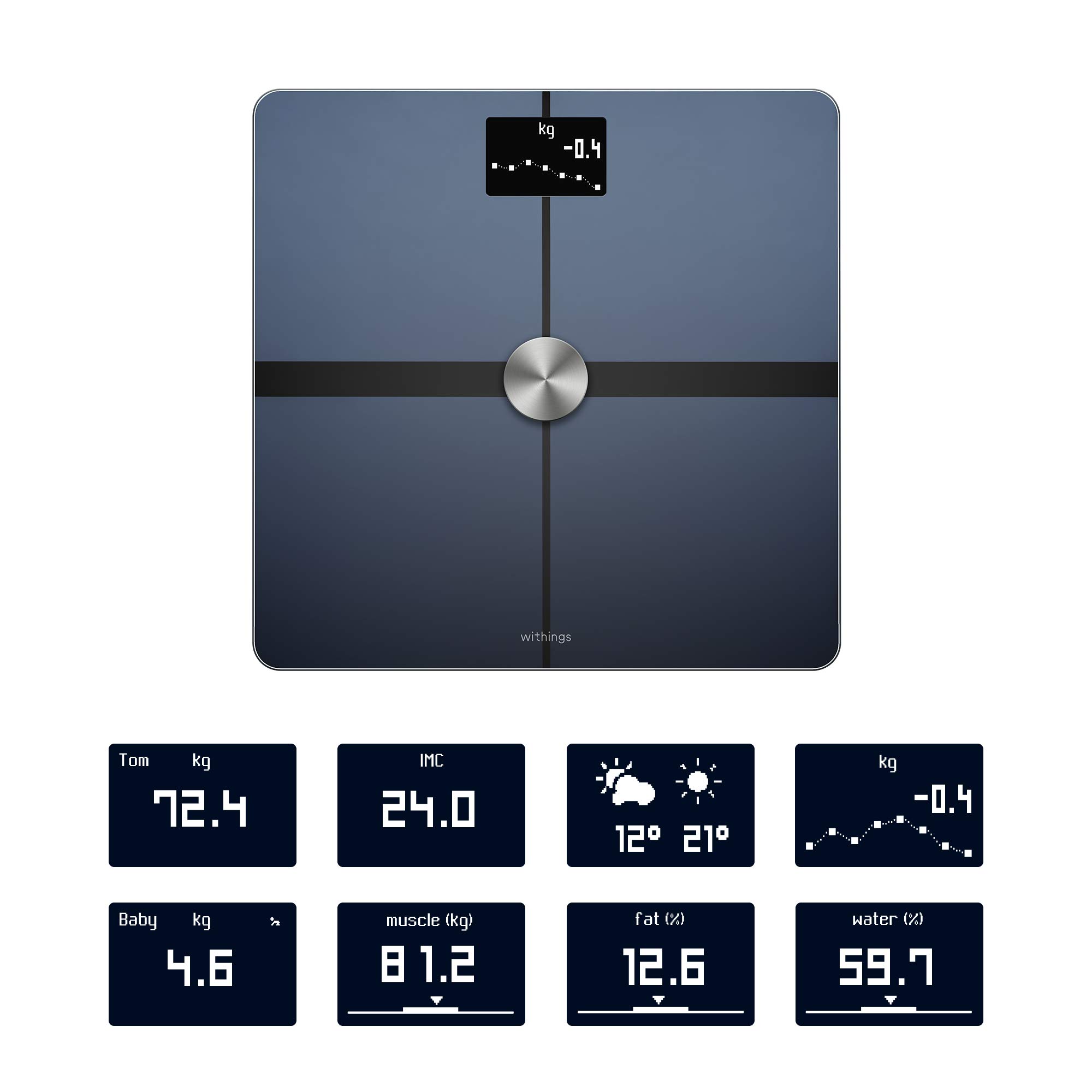 Amazon.co.jp: Withings Body + フランス生まれのスマート体重計