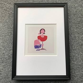 Amazon.co.jp: □柳原良平 アンクルトリス『グラスと美女』 A4サイズ