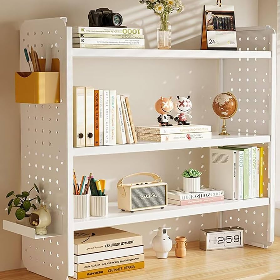 Amazon.co.jp: デスク上収納ラック 多機能 本棚 卓上 デスク 収納