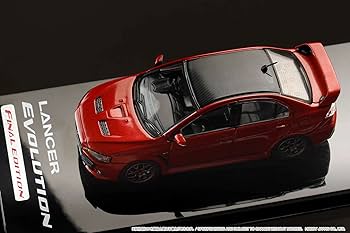 Amazon.com: 1/64 Mitsubishi Lancer Evolution 10 Final Edition Red
