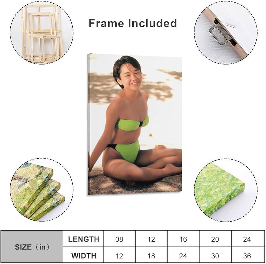 Amazon.co.jp: 西田ひかる水着セクシー写真壁の絵ポスター クール