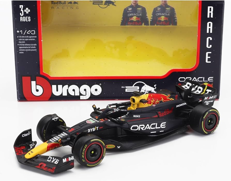 Amazon.com: Bburago 1/43 - Red Bull Racing RB20 F1 GP 2024 Race