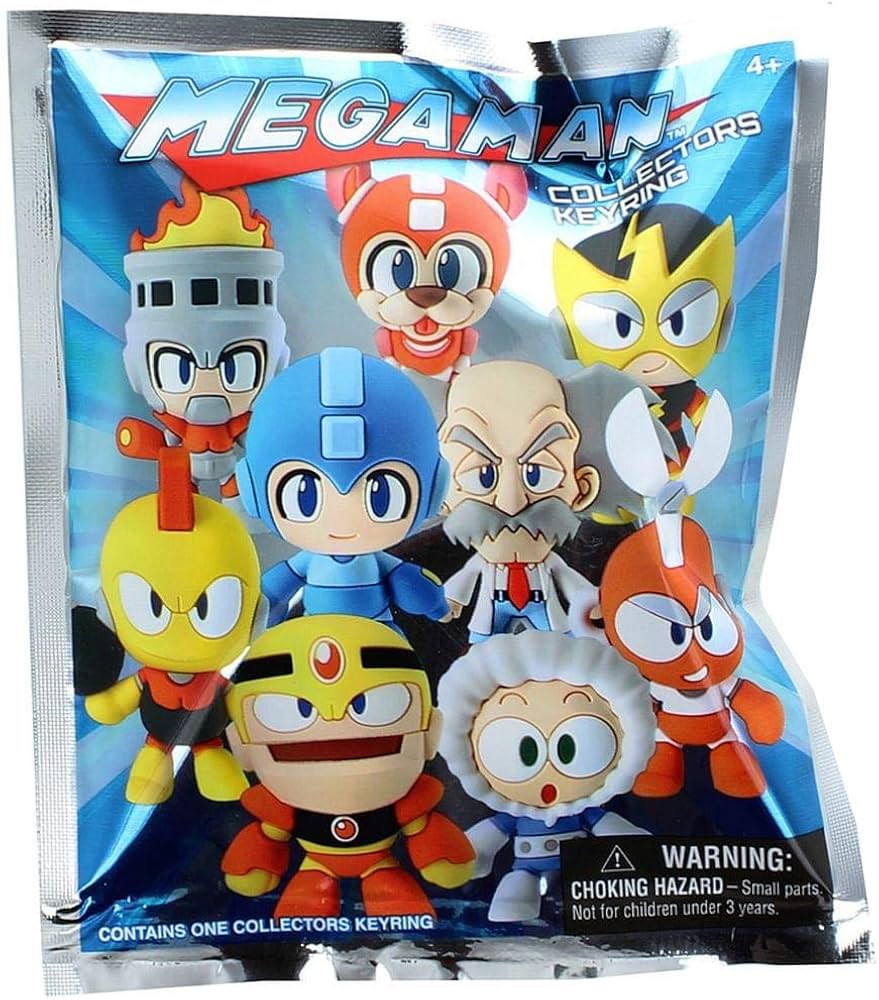 Amazon.com: Warner Bros. Mega Man 3D Foam Key Ring Blind Bag
