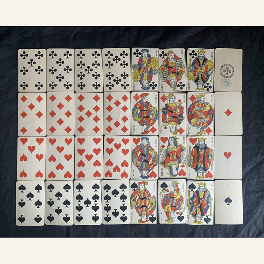 Amazon.co.jp: フランス 19世紀後期 B.P Grimaud ピケ デッキ カード