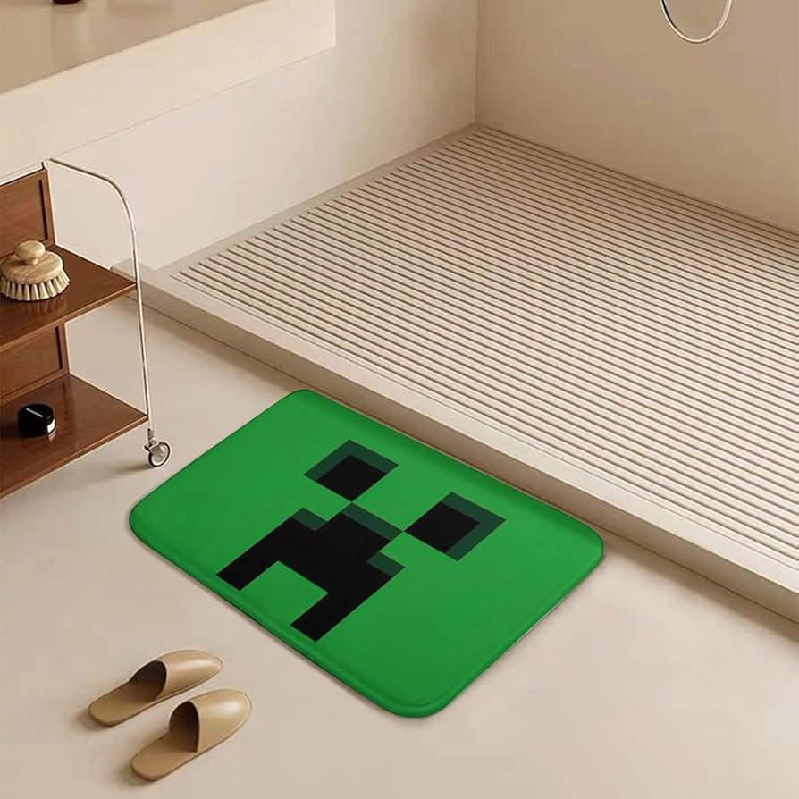 Amazon｜ラグマット マイクラ カーペット バスマット お風呂マット