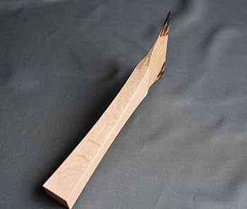 Amazon | 三味線 木 バチ 地唄 地歌 津山 ばち 75 耳 べっ甲 耳甲 開き