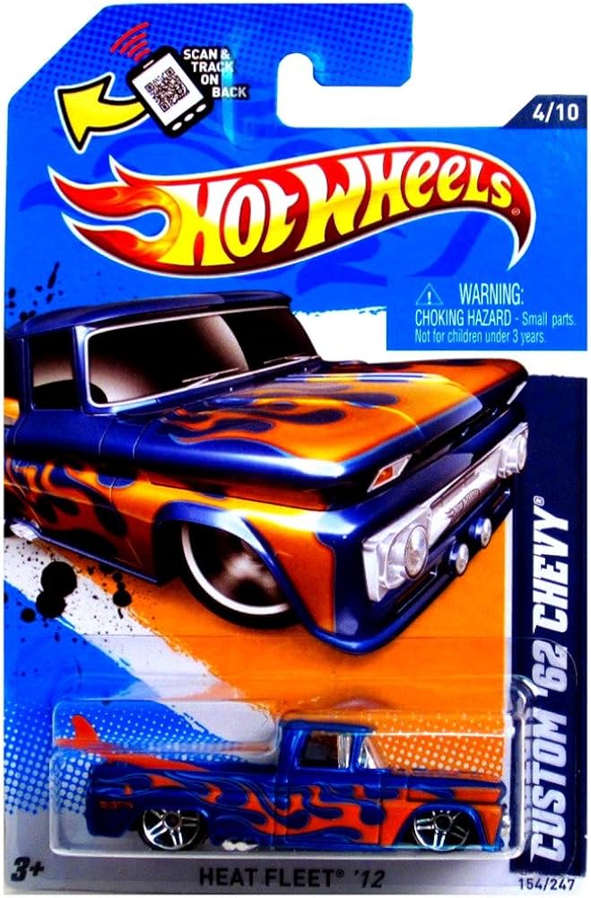 ホットウィール CUSTOM 62 CHEVY PICKUP 青 レア Amazon.com: Hot
