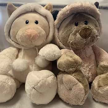 Amazon.co.jp: nici ニキ snow cats スノーキャット ぬいぐるみ 2体